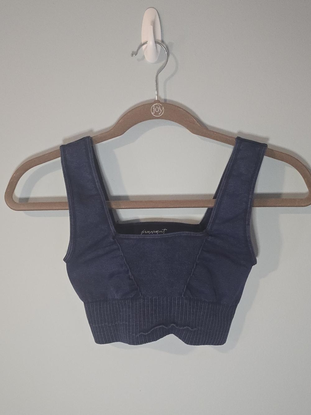 XS/Small FP Movement by Free People Ribbed Sports Bra - Navy